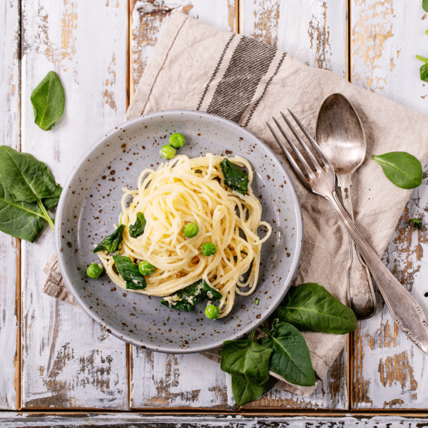 Spinach Pasta Carbonara Ask Dr. Dee