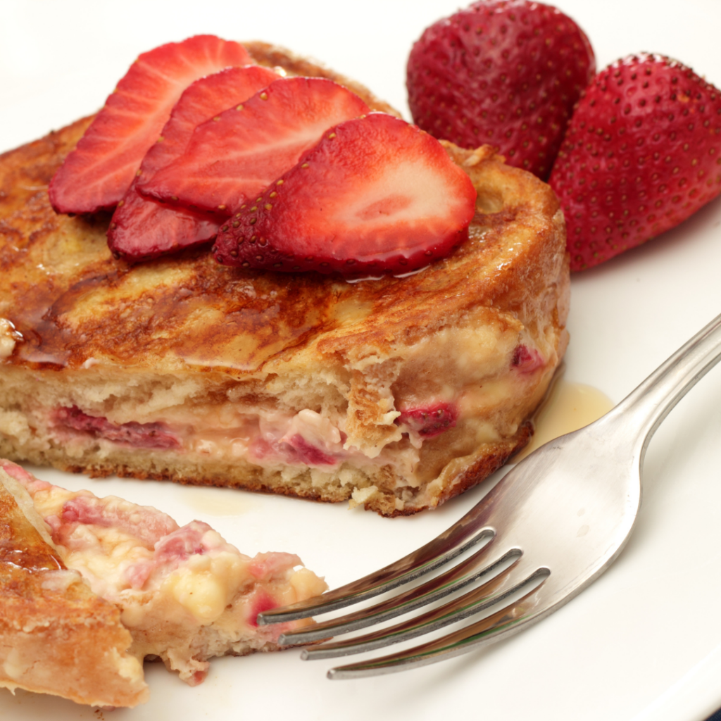 Sensational French Toast with Strawberry Surprise Inside!