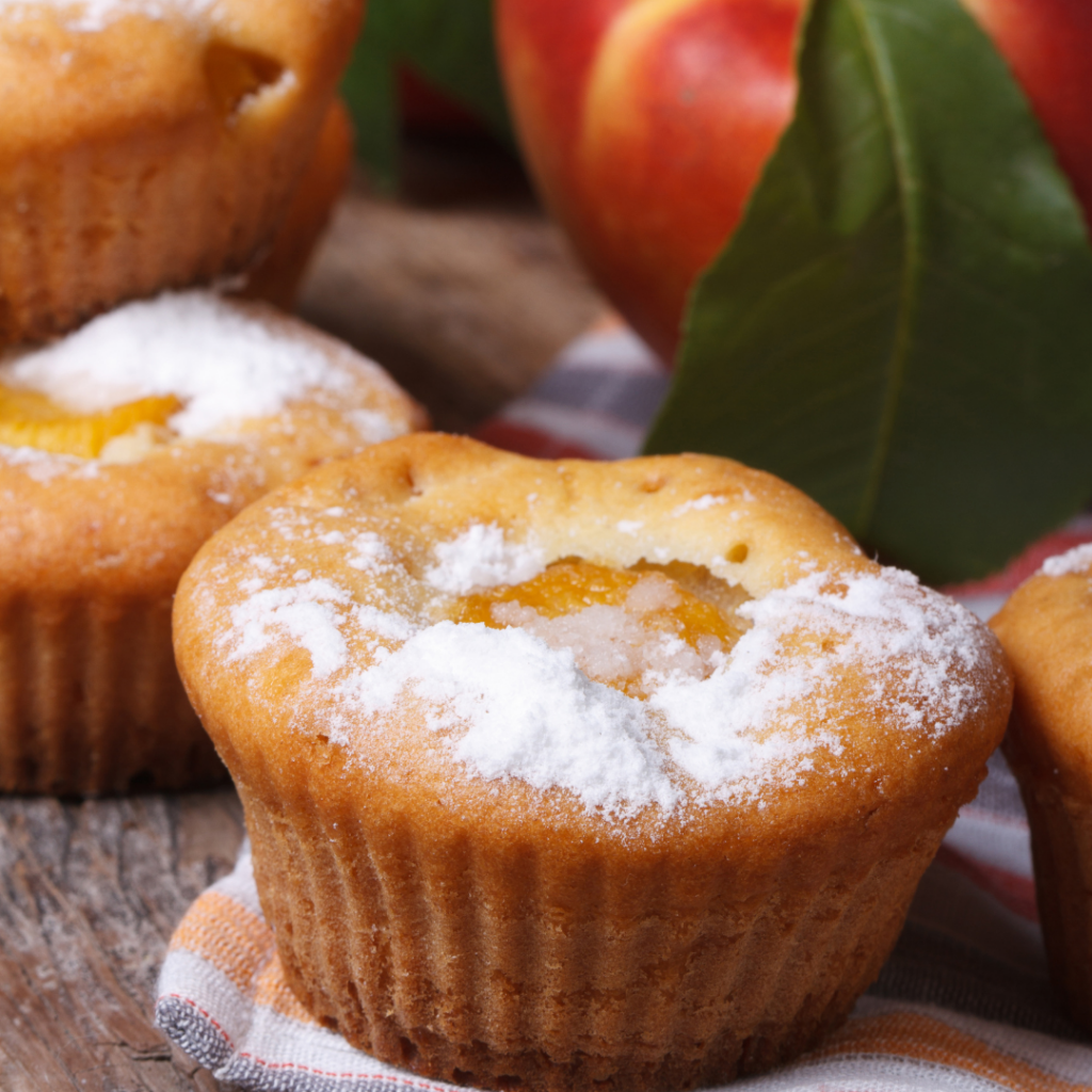 Zesty Zucchini Peach Streusel Muffins for Energy Boost