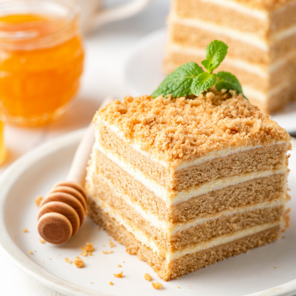 Taste of Tradition: Authentic Russian Honey Cake Recipe