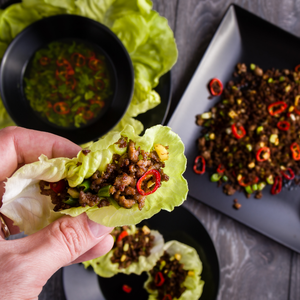 Elevate Your Meals: Easy Thai Basil Beef Lettuce Wraps
