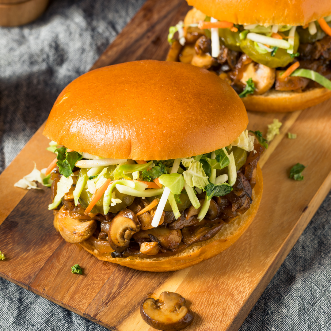 Experience Culinary Delight: BBQ Mushroom Sandwich Magic