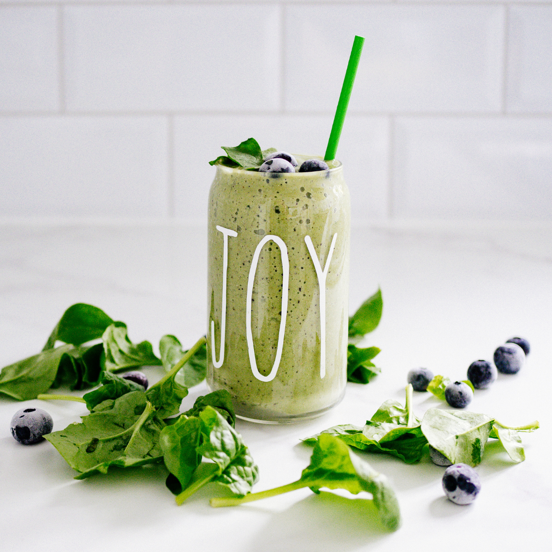 Ignite Your Energy: Hormone Balancing Blueberry Spinach Blend