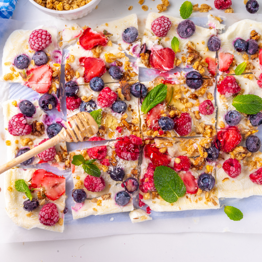 Revitalize Your Snack Time with Frozen Berry Yogurt Bark