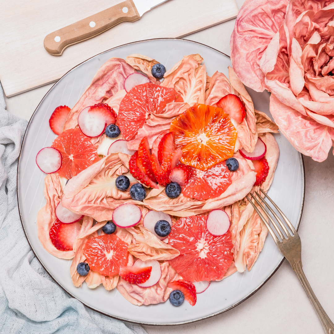 Indulge in Wellness: Pink Radicchio Grapefruit Salad Magic