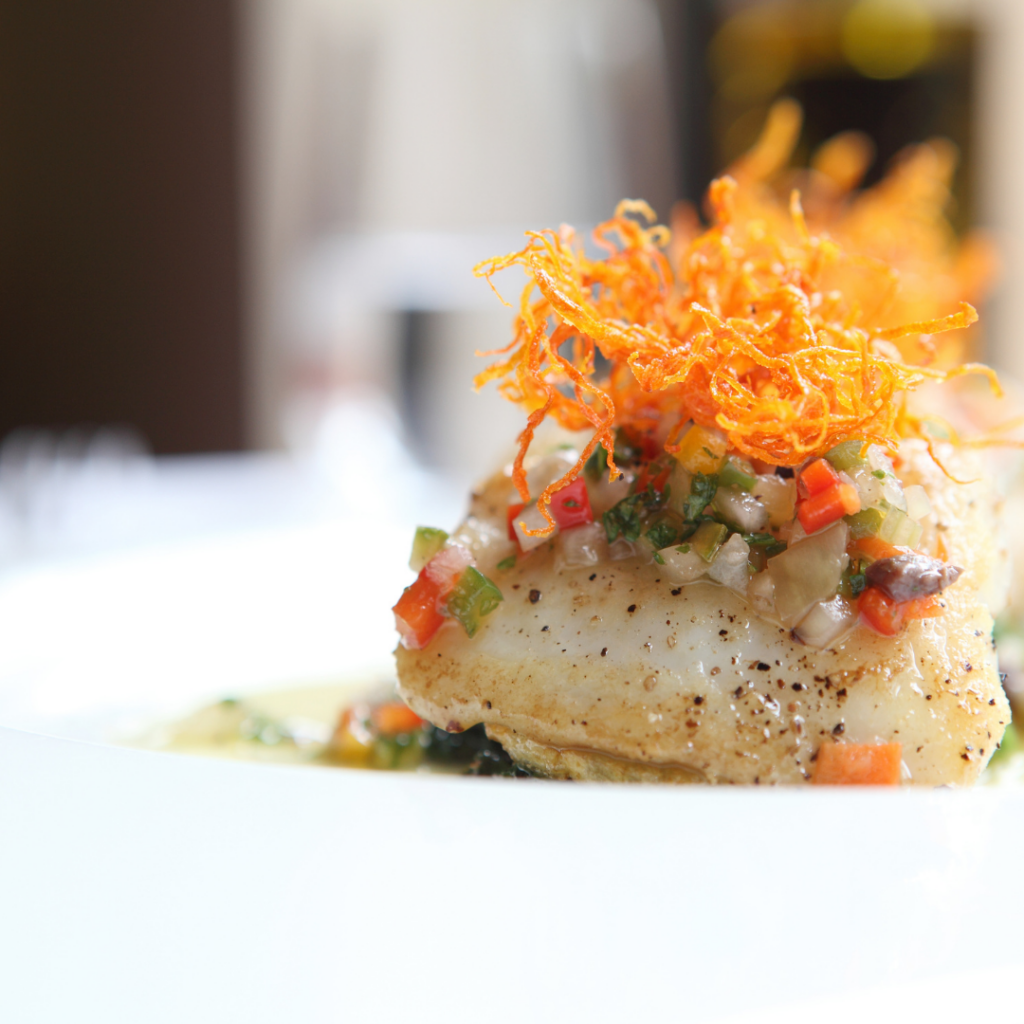 Springtime Delight: Pan-Seared Sea Bass & Colorful Veggies